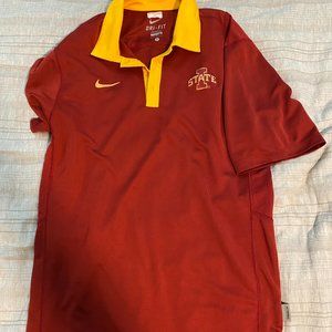 Nike Authentic Team-Issued Iowa State Polo Size Small